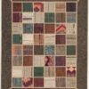 Handwoven Persian Kilim patchwork