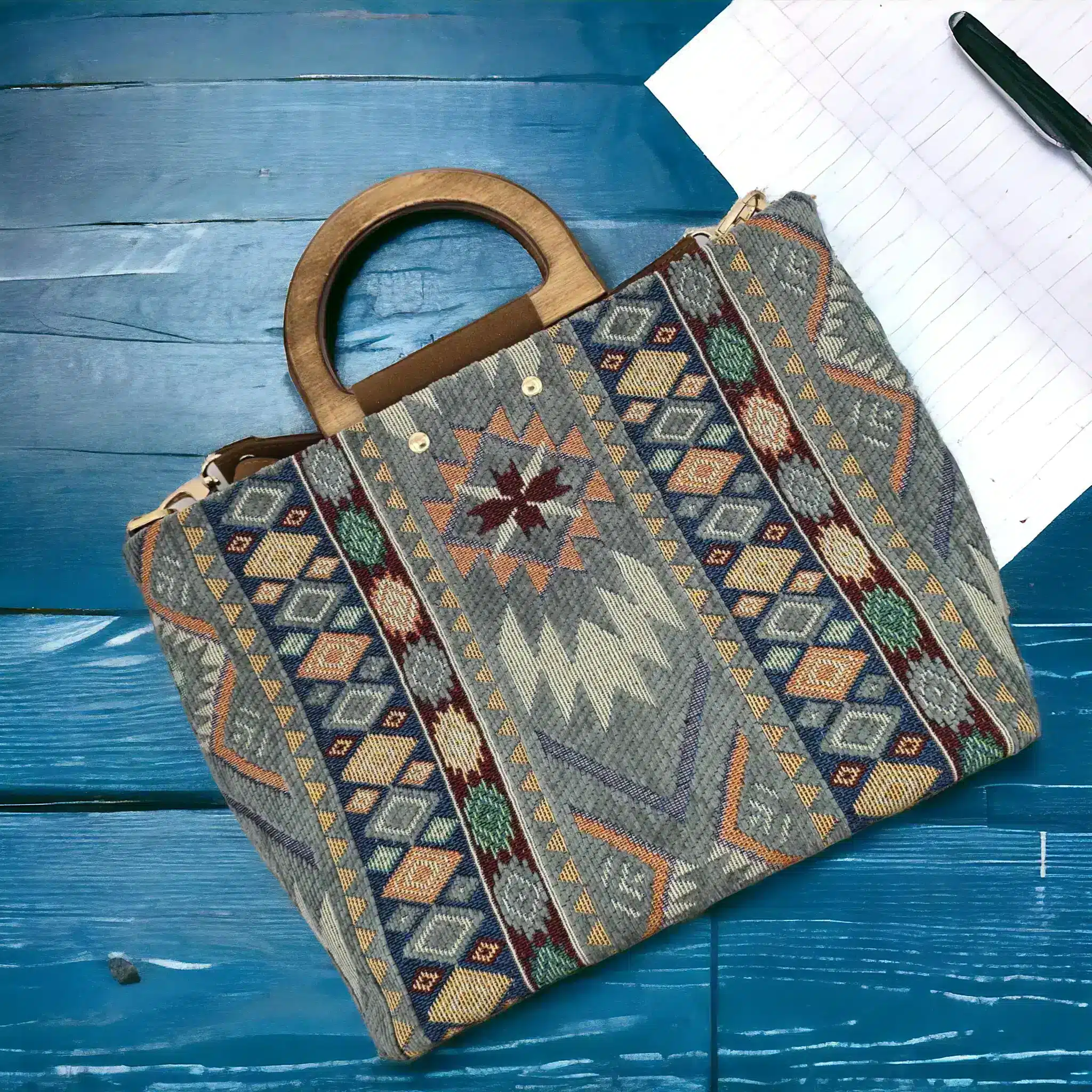 handwoven kilim Sholder Bag