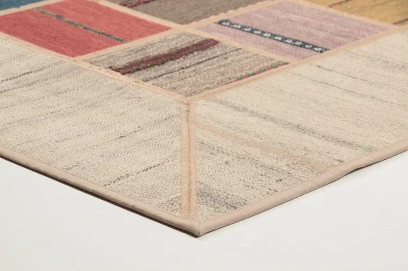 Handwoven Persian Kilim patchwork