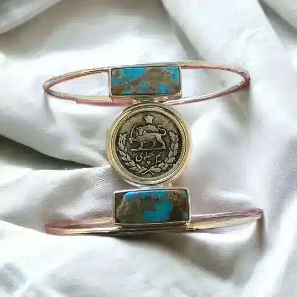 Persian Turquoise Coin Bracelet