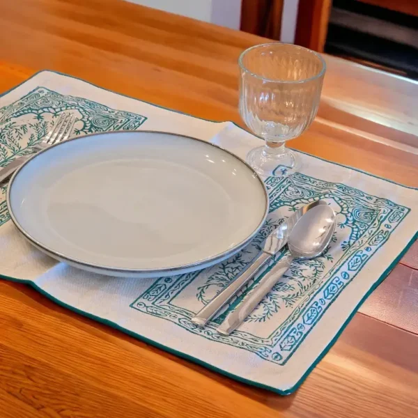 Handmade placemat with Persian Design - Sarv Placemat