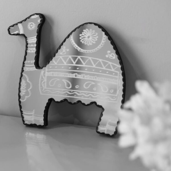 Etched Camel Design Mirror