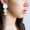 Artisan Sterling Silver Pearl Floral Drop Earrings
